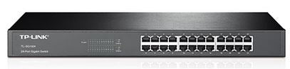 TP-Link TL-SG1024 24-Port Gigabit 19' Rackmountable Unmanaged Switch energy-efficient Supports MAC Plug play 48Gbps Switching Capacity