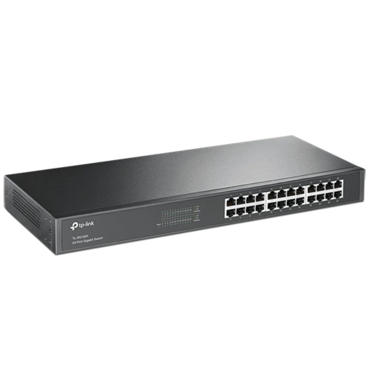 TP-Link TL-SG1024 24-Port Gigabit 19' Rackmountable Unmanaged Switch energy-efficient Supports MAC Plug play 48Gbps Switching Capacity