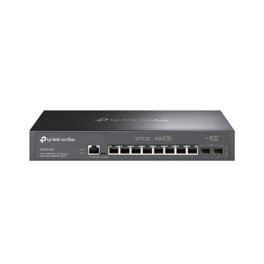 TP-Link SG3210X-M2 Omada 8-Port 2.5GBASE-T L2+ Managed Switch with 2 10GE SFP+ Slots by Omada SDN...