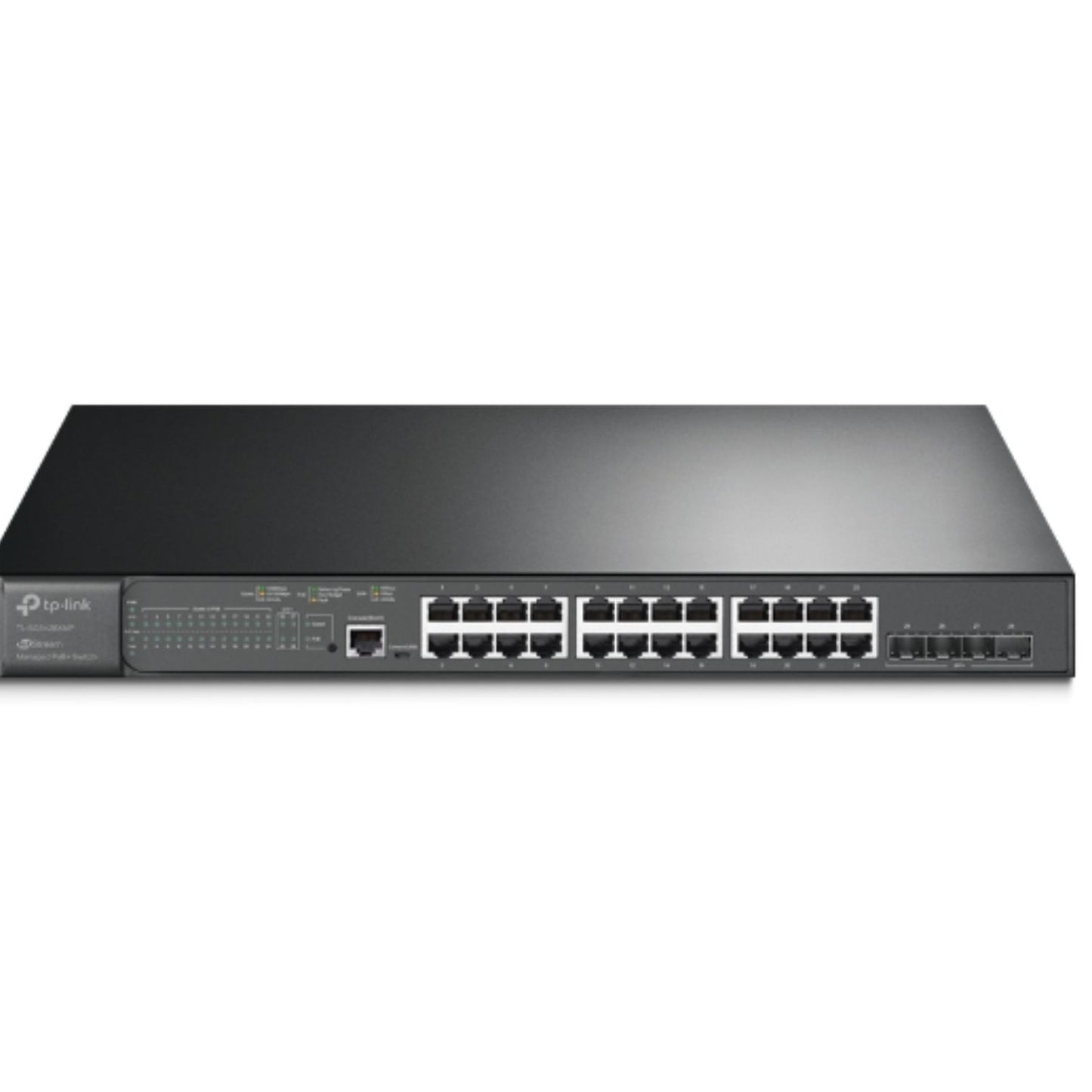 TP-Link SG3428XMP Omada 24-Port PoE+ Gigabit L2+ Managed Switch with 4 10GE SFP+ Slots , Integration with Omada SDN Controller,Static Routing, OAM, DD