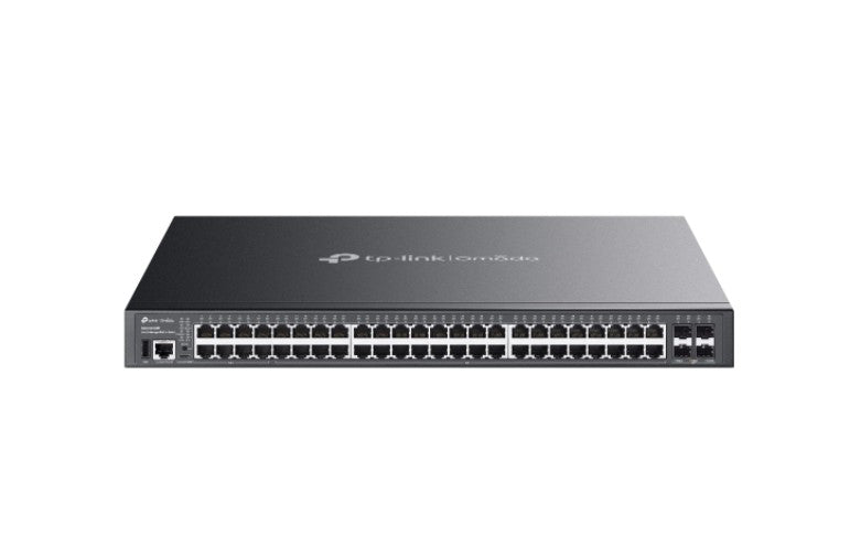TP-Link SG5452XMPP Omada 48-Port Gigabit Stackable Lite L3 Managed PoE++ Switch with 4× 10G Slots...