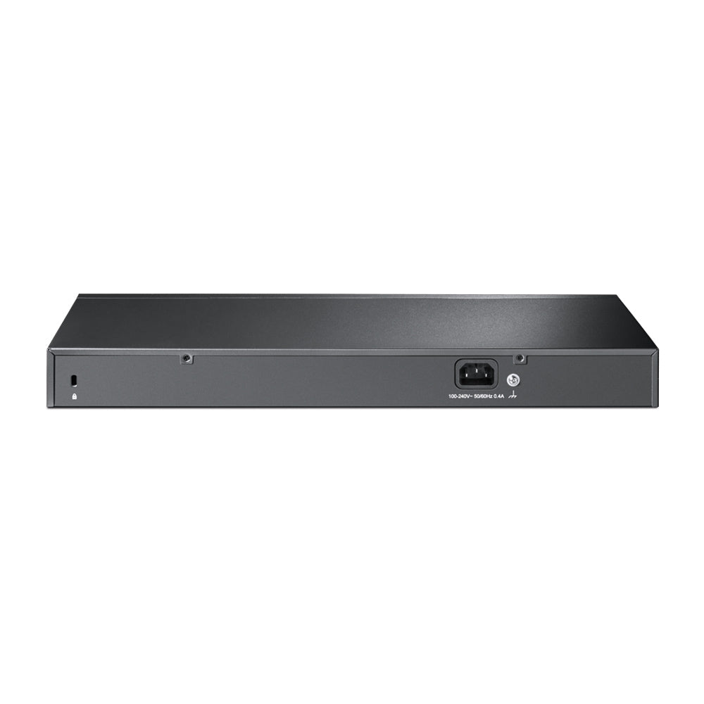 TP-Link TL-SL1218MP 16-Port 10/100Mbps PoE+ Switch, 16 10/100Mbps RJ45 Ports, 2 Gigabit RJ45 Ports, 2 Combo SFP Slots, 802.3at/af, 192W PoE Power, 1U
