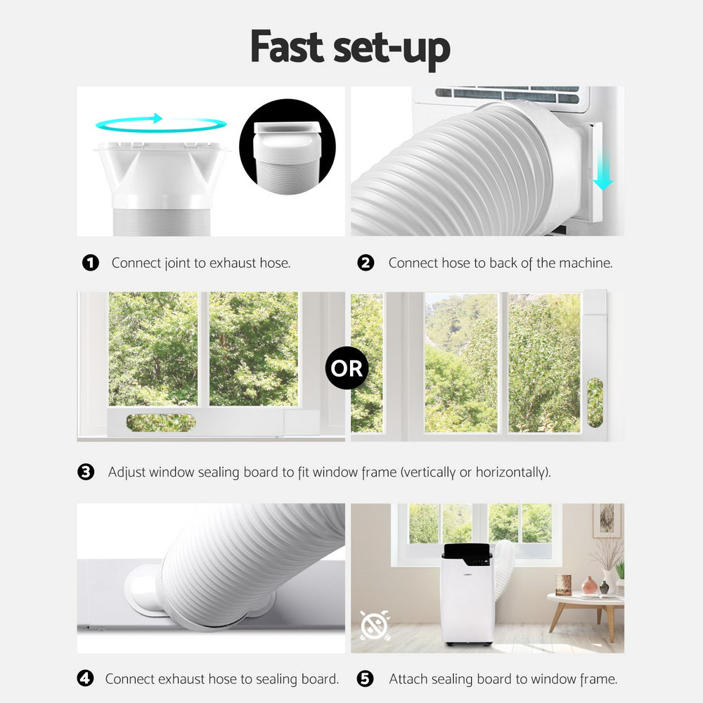 Devanti Portable Air Conditioner Dehumidifier Fan 12000BTU - Image 8