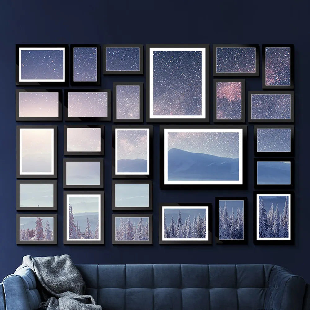 Artiss Photo Frames Art Holder 26PCS 8x10" 5x7" 4x6" 3.5x5" Black - Image 7