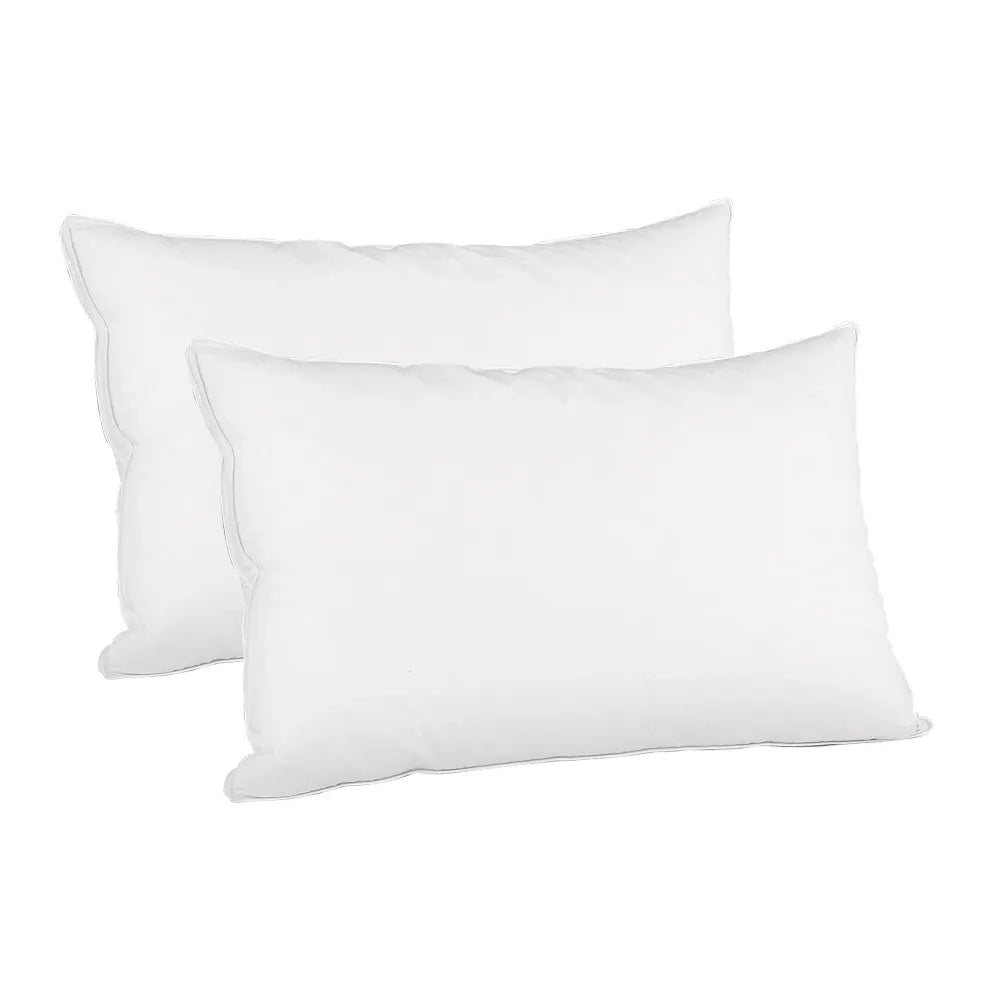 Giselle Bedding Duck Feather Down Pillow Luxury Twin Pack - Image 8