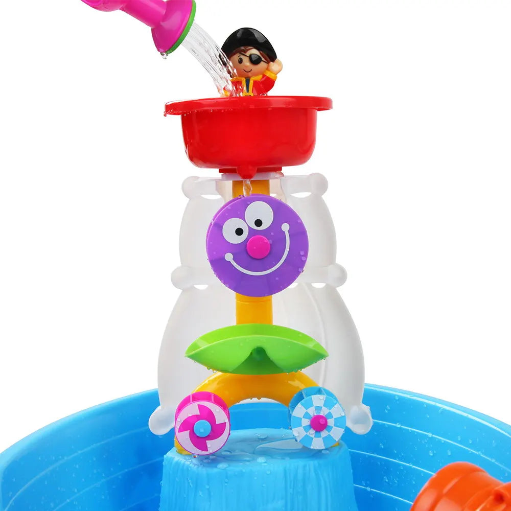 Keezi Kids Sandpit Pretend Play Set Sand Water Table Outdoor Beach Toy Children - Image 6