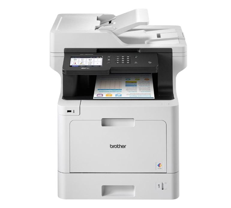Brother MFC-L8900CDW Print Speed up to 31ppm(MonoColour) 2-Sided (Duplex) Print, 2-sided (Duplex) Scan USB Wired Wireless Network. 250 Sheets