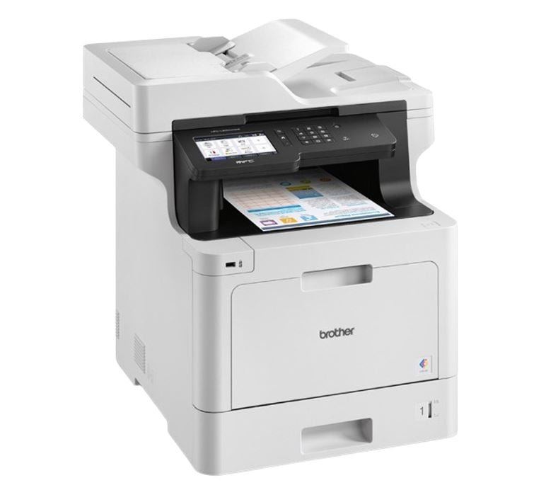 Brother MFC-L8900CDW Print Speed up to 31ppm(MonoColour) 2-Sided (Duplex) Print, 2-sided (Duplex) Scan USB Wired Wireless Network. 250 Sheets