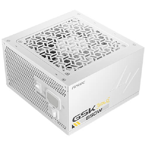 Antec GSK850 V2 WH 80+ Gold Fully Modular - WHITE, 850W, ATX 3.1, 140×150×86mm, 120mm fan, PCIE 5... - Image 3