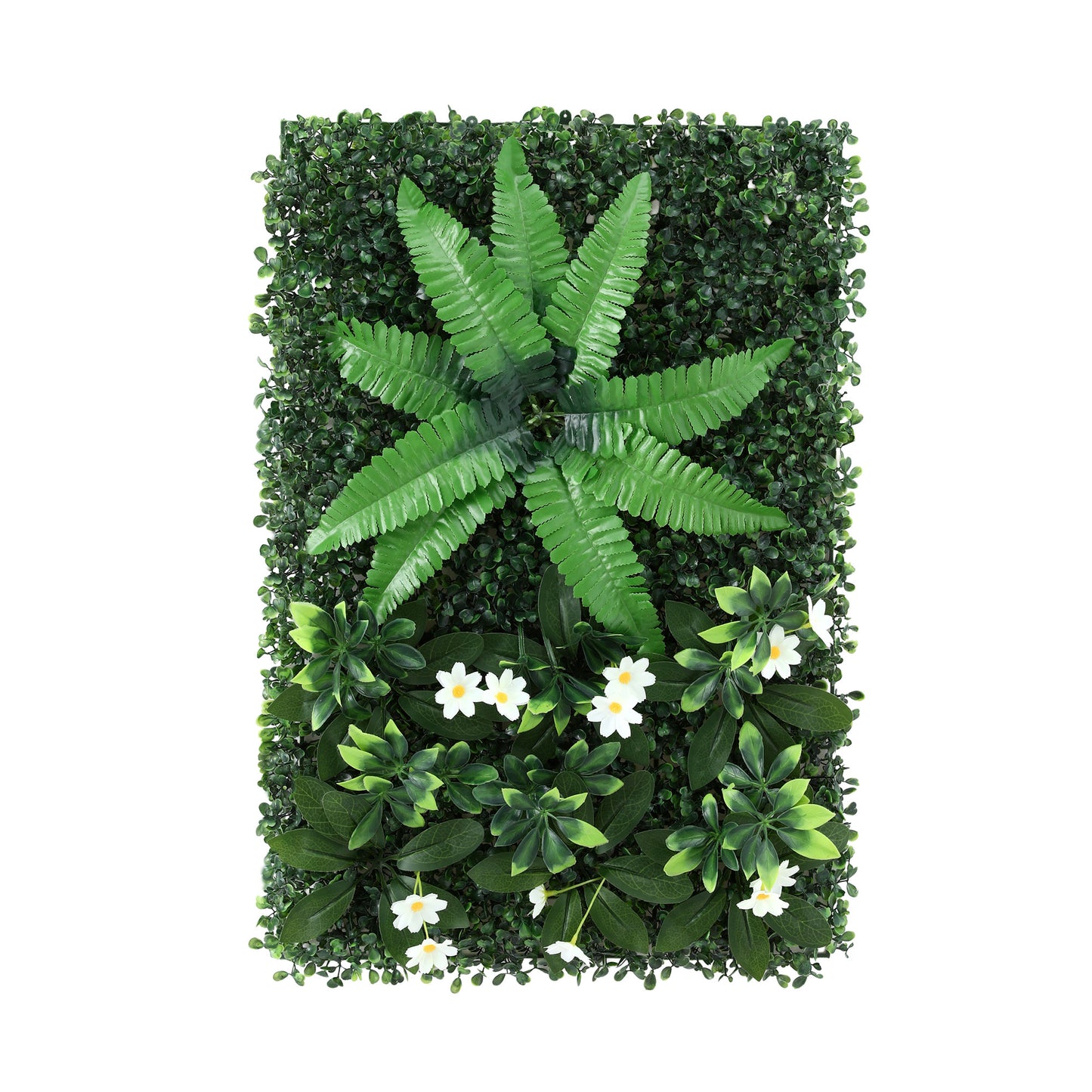 Gardeon 4PCS Artificial Plant Wall Panels 40X60CM Boxwood Panel Leaf Backdrop Backyard Green Decor - Image 8