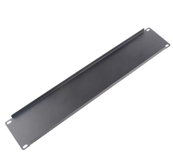 LDR 2U 19' Blanking Panel - Rack Mountable 19' - Black Metal Construction