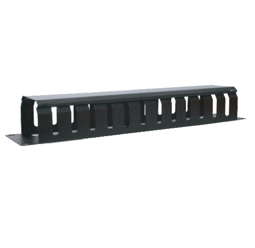 LDR 1U 19' Cable Management Rail 24 Slot Shallow (Plastic) - 1U - Data Racks Accessories