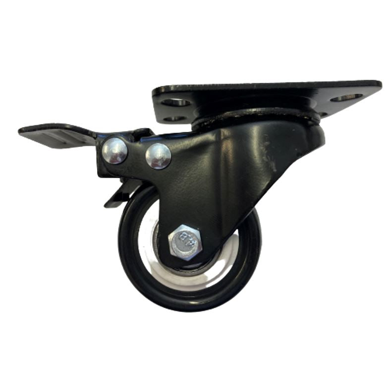 LDR 2' PP Rack Caster Wheels 2x With Brakes 2x Without Brakes - Pack of 4 Wheels Total - Data Ra... - Image 2