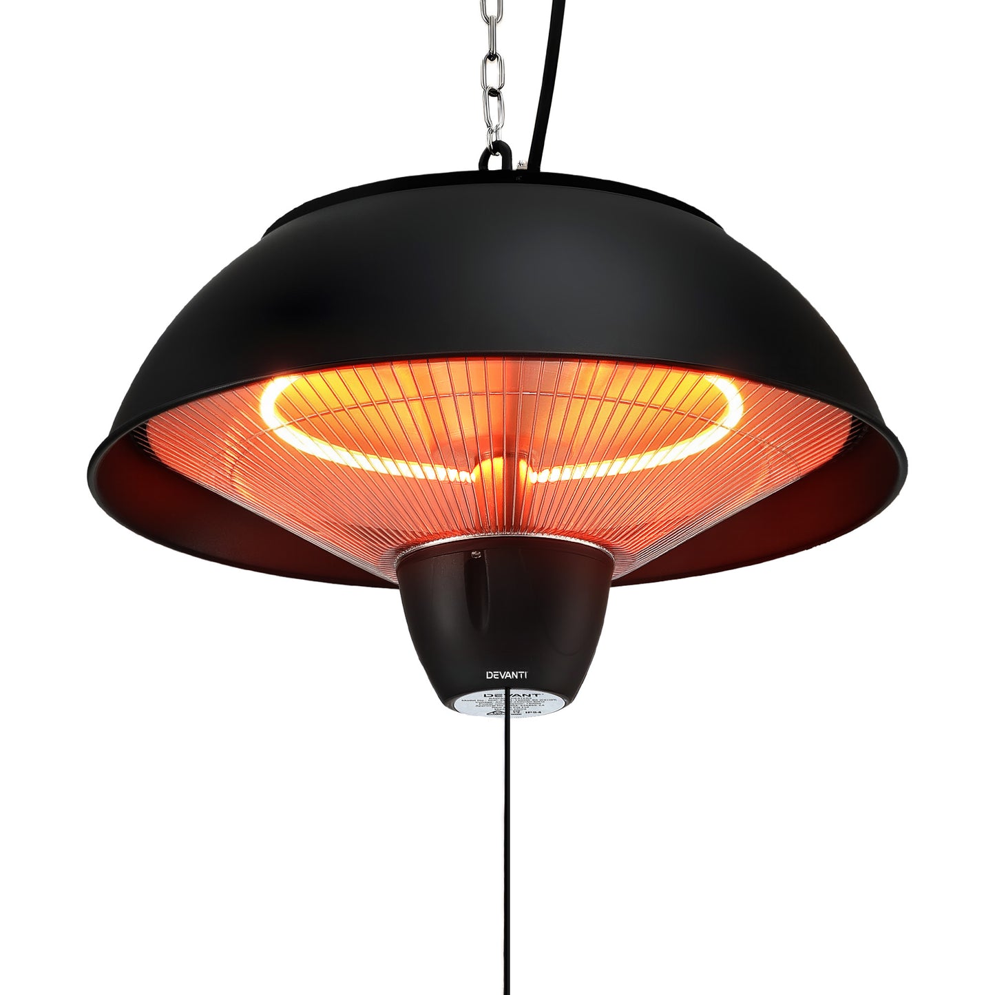 Devanti 1500W Electric Patio Infrared Heater Hanging Heaters Ceiling Mounted Remote - Image 9