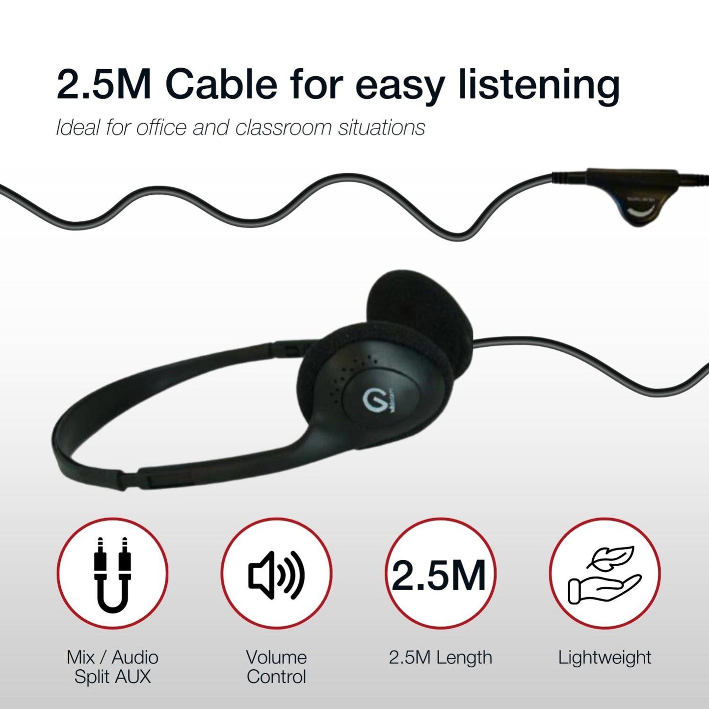 Shintaro Light Weight Headset w/ Mic - Headphones - Image 6