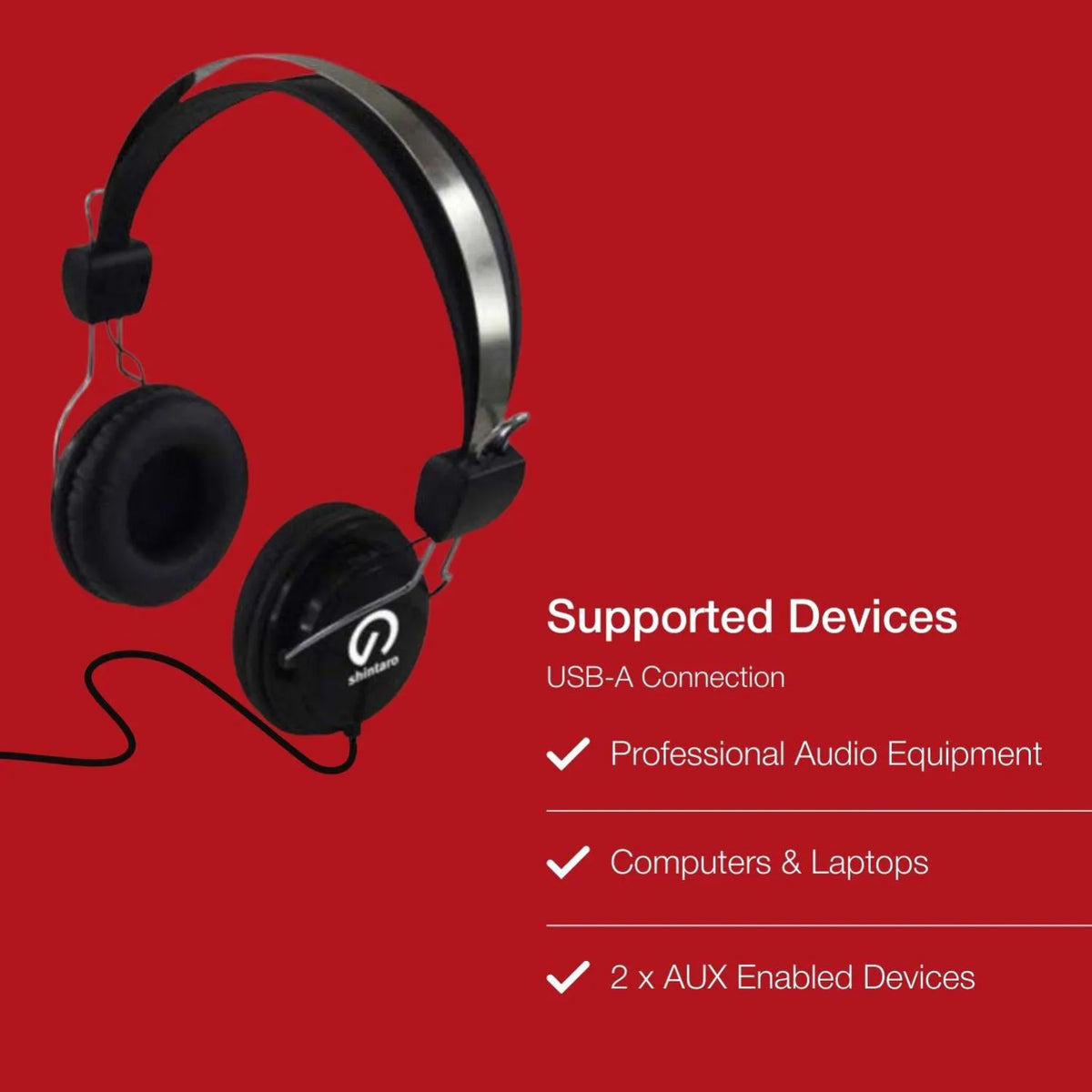 Shintaro Stereo Headset with Inline Mic - Headphones - Image 4