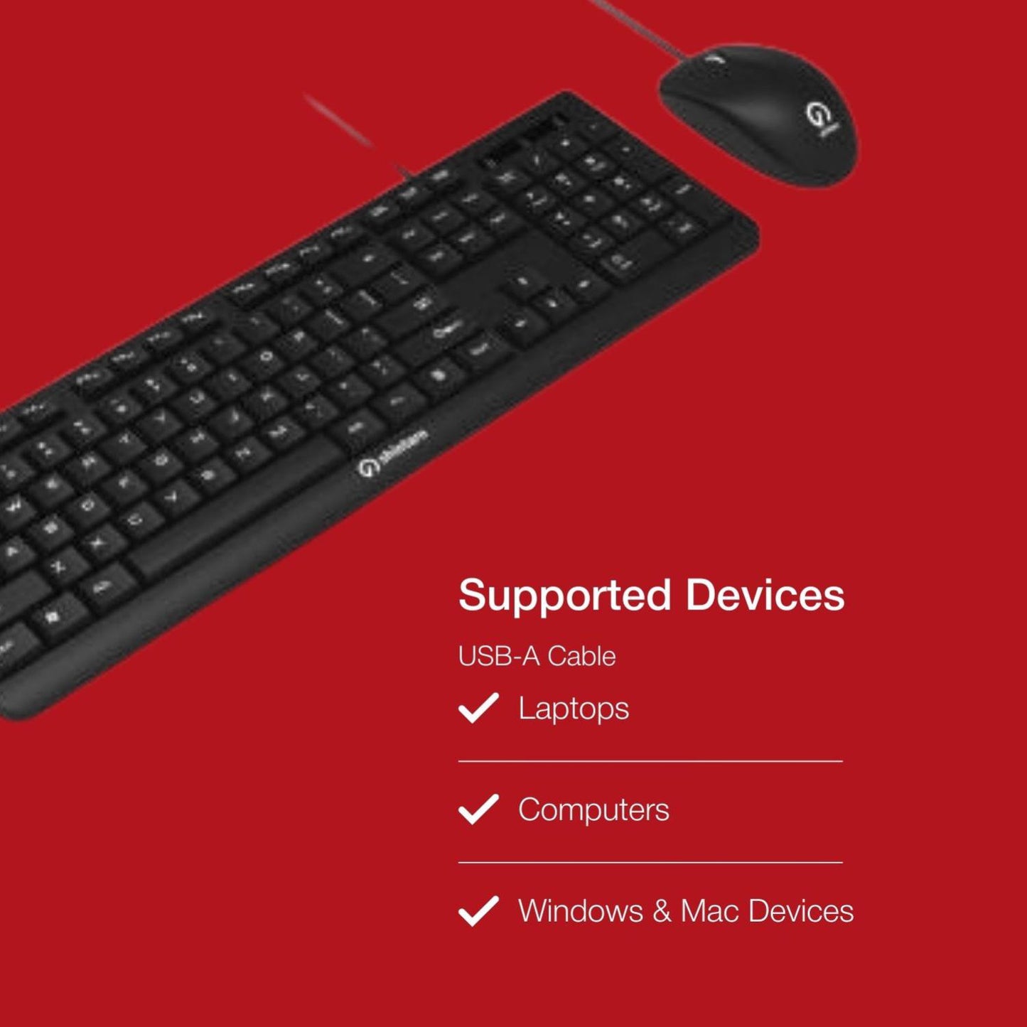 Shintaro Wired Keyboard & Mouse Combo - Keyboards & Mice - Image 6