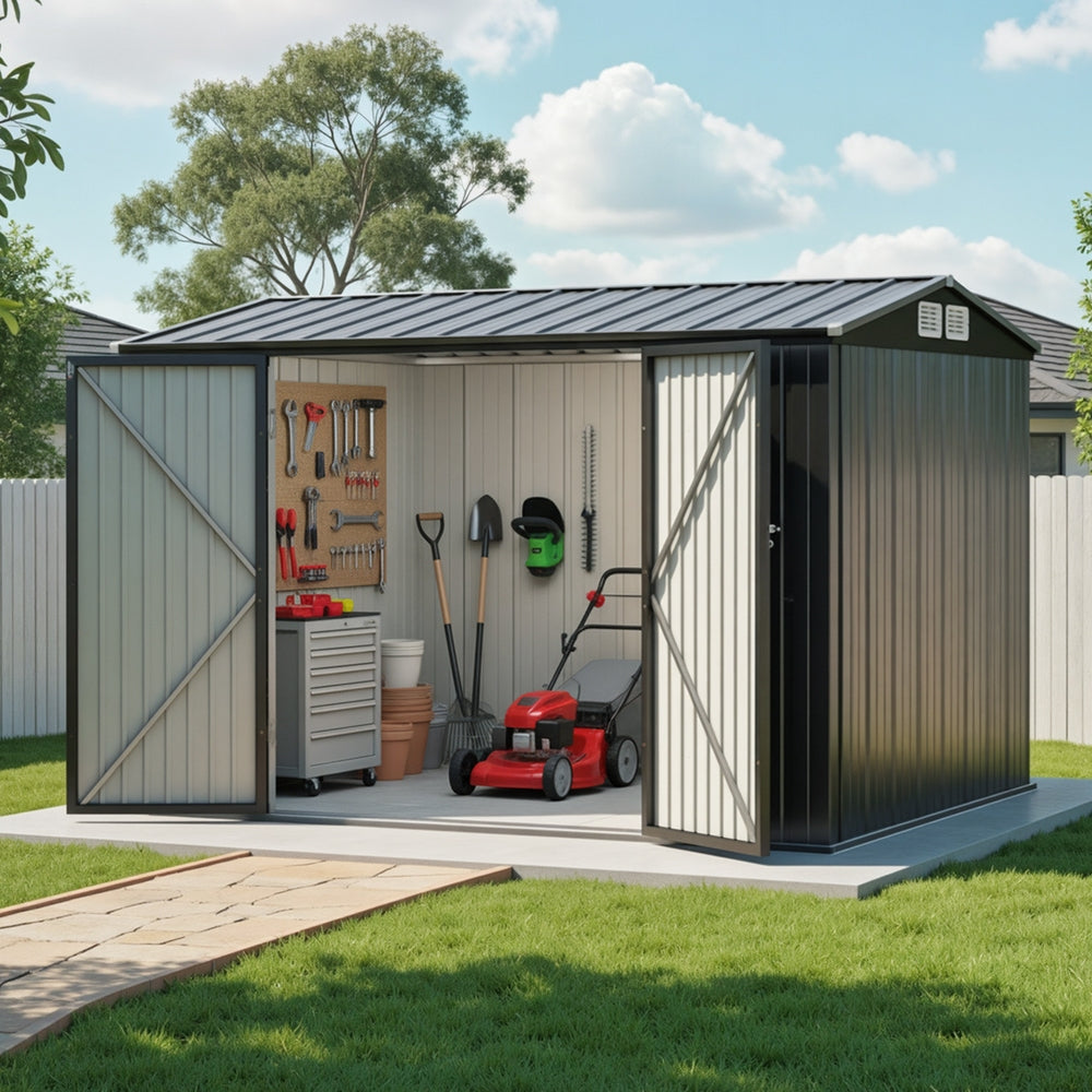 Giantz Garden Shed 3x2.18M Outdoor Storage Sheds Tool Workshop House Shelter - Image 7