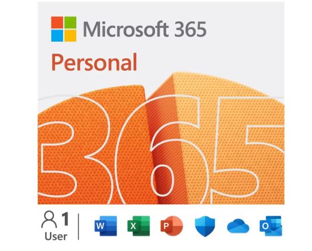 Microsoft Office 365 Personal 2023 English APAC 1 Year Subscription Medialess NEW for PC Mac. (L...