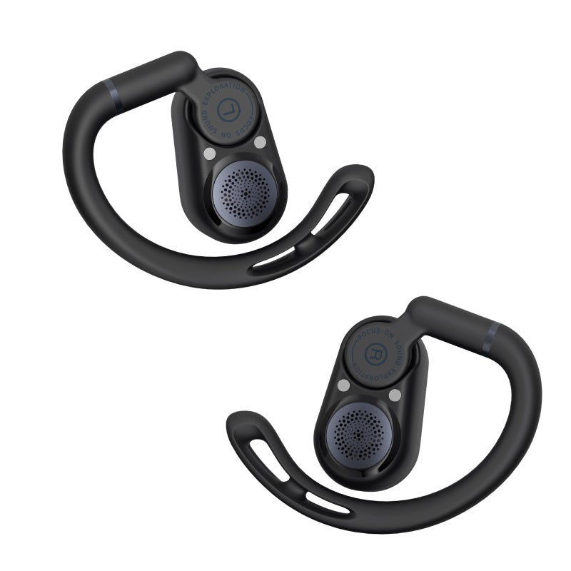 Edifier COMFO-FLEX-BLACK Open-ear True Wireless Earbuds-Black - Speakers, Headsets Mic - Image 2
