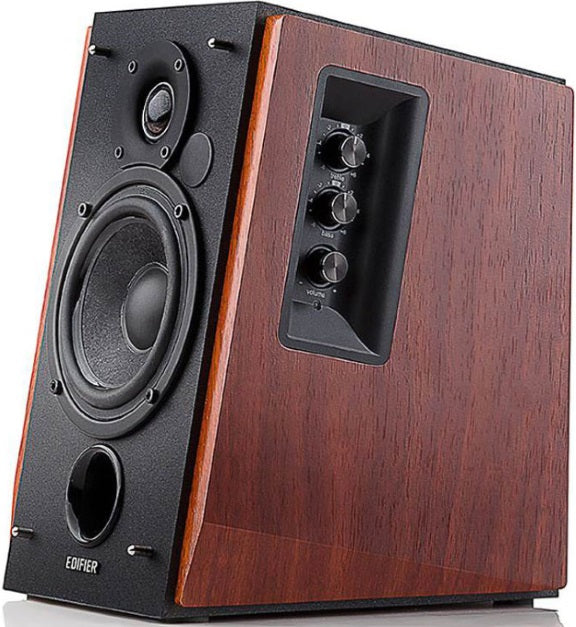 Edifier R1700BT Bluetooth Lifestyle Bookshelf Studio Speakers Brown - BT/Dual 3.5mm AUX/Limited D... - Image 3