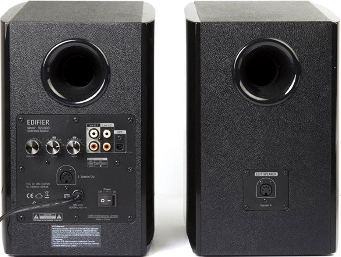 Edifier R2000DB Powered Bluetooth Bookshelf Speakers 25mm Eagle Eye tweeters High-gloss piano des... - Image 2