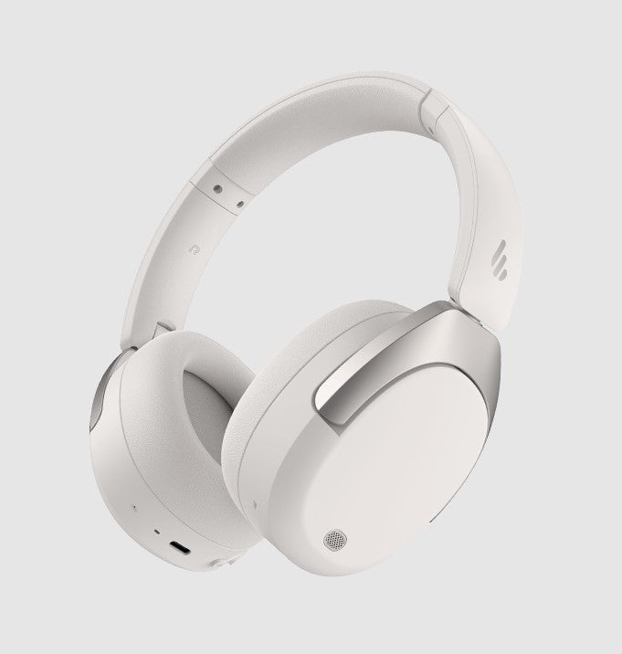 Edifier W830NB SAND WHITE Wireless Over-ear Headphones with Active Noise Cancelation - Speakers,...