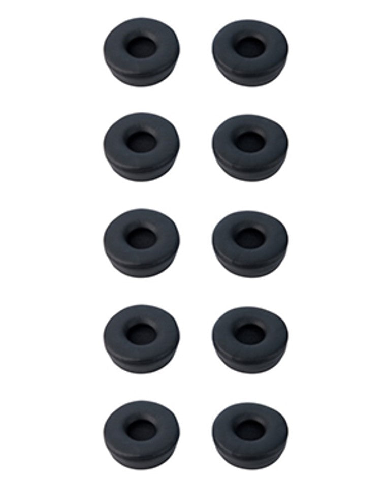 Jabra Engage Ear Cushions, Black, 5 Pairs, for Stereo Headsets (14101-60), Black leatherette ear... - Image 2