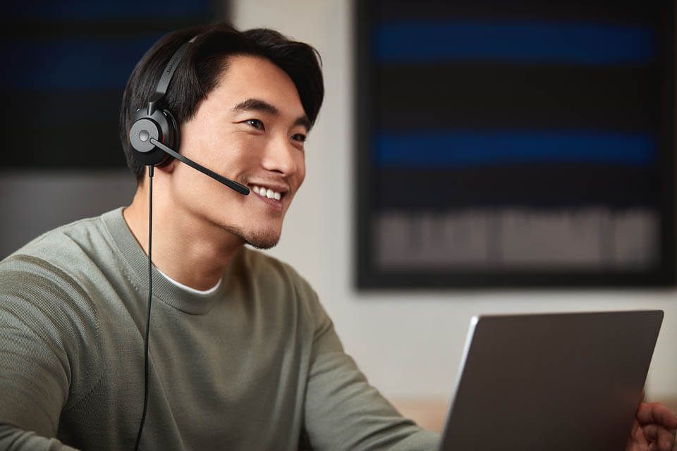 Jabra Evolve2 30 SE Wired USB-C MS Mono Headset, Lightweight Durable, Noise Isolating Ear Cushio... - Image 4