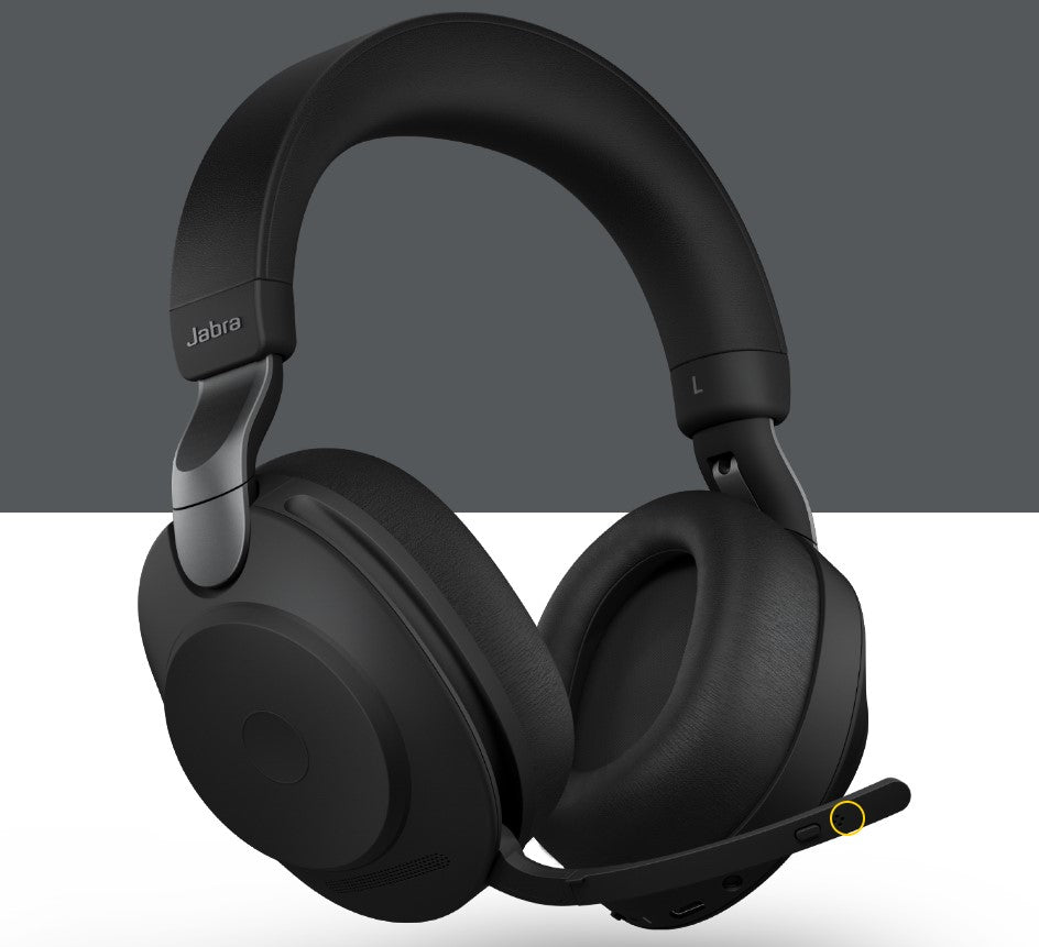 Jabra Evolve2 85 MS Stereo Black Link 380 USB-C ANC Bluetooth Headset, 10-Microphone Technology,... - Image 4