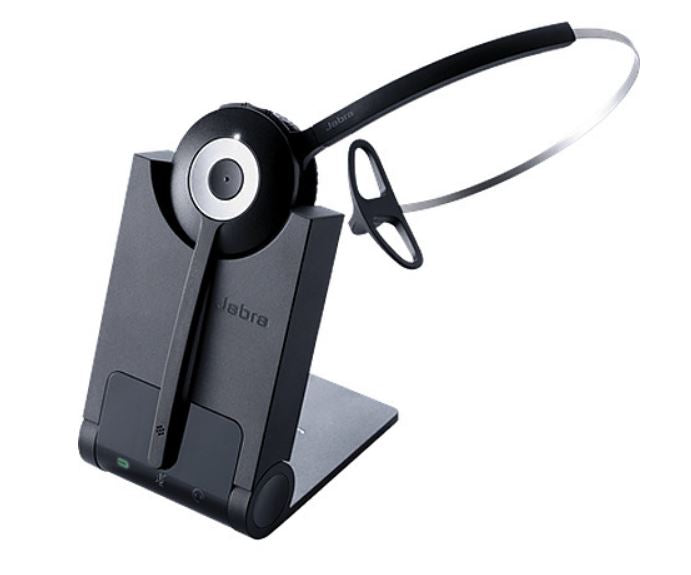 Jabra PRO 920 Mono Wireless Headset, Work Space At office desk, Around office, Connectivity Desk phone, DECT Up to 120M Range, 2ys Warranty