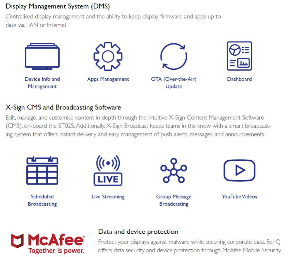 BenQ ST8602S Pro Smart Signage 86" UHD - Monitors - Digital Signage - Image 4