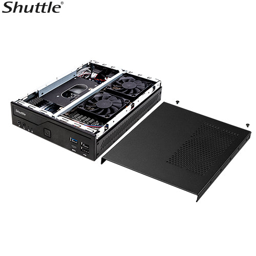 Shuttle DH610 Slim Mini PC 1L Barebone - Intel 12th/13th/14th Gen , 2xDDR4, 2.5' HDD/SSD bay, 2xL... - Image 4