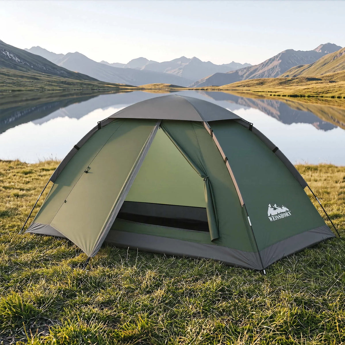 Weisshorn 1 Person Camping Tent Waterproof Hiking Vestibule Porch - Image 8