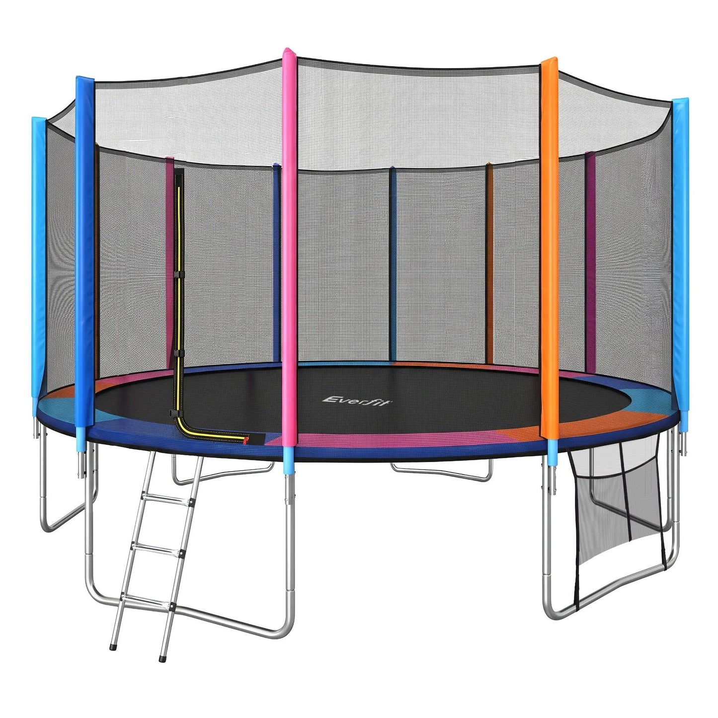 Everfit 16FT Kids Trampoline Rebounder with Enclosure Net Storage Bag - Image 8