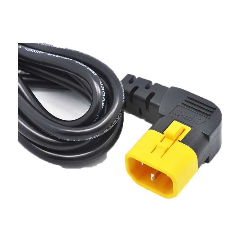 APC Locking Power Cord Kit, C13 to C14 (90 Degree), 1.2M Length, 6 Pack - UPS Power Board - Image 3