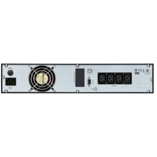 APC Easy UPS 2000VA/1600W Online UPS, 2U Rackmount, 230V/10A Input, 4x IEC C13 Outlets, Lead Acid Battery, W/ Rail Kit