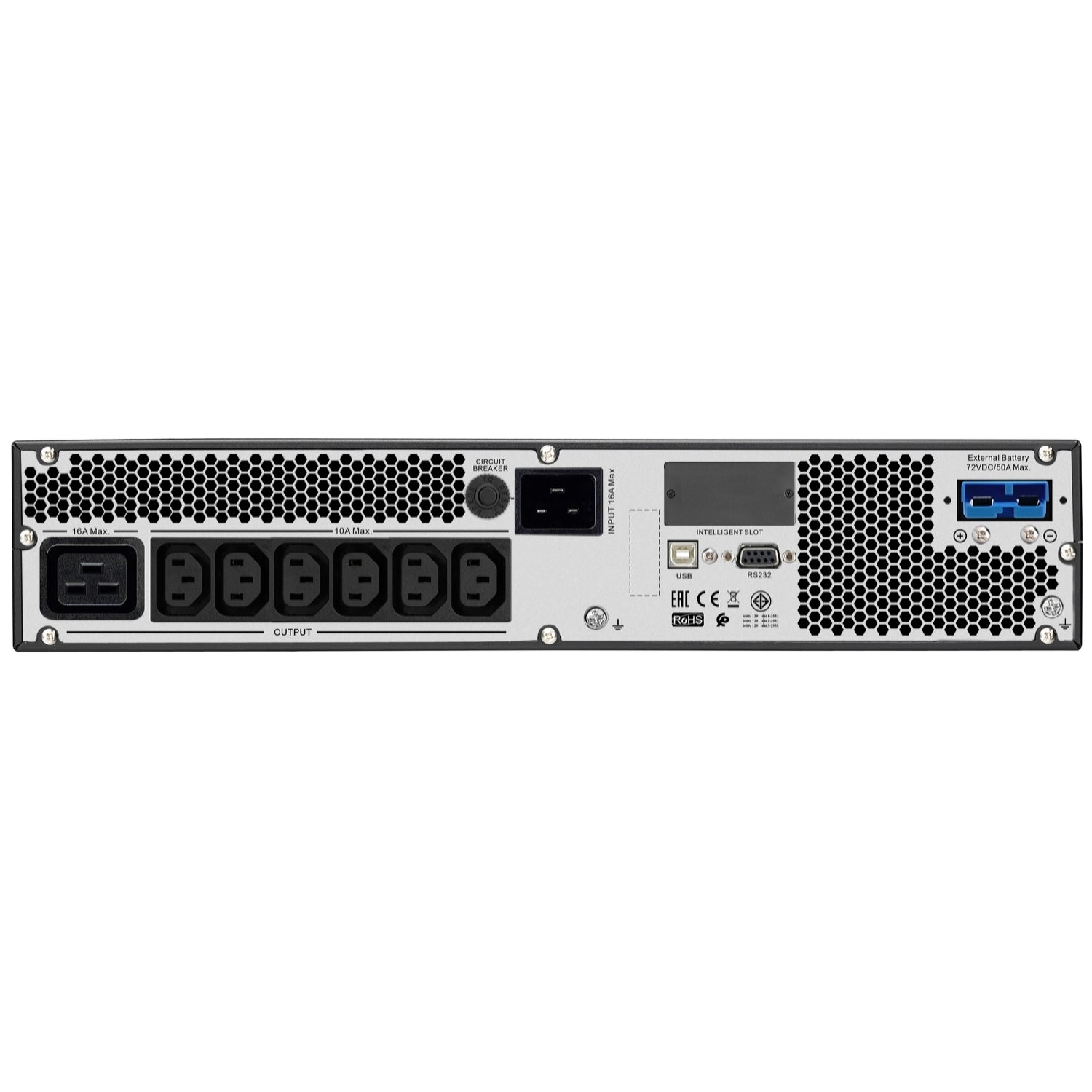 APC Easy UPS 3000VA/2400W Online UPS, 4U Rackmount, 230V/16A Input, 4x IEC C13 Outlets, Lead Acid... - Image 2