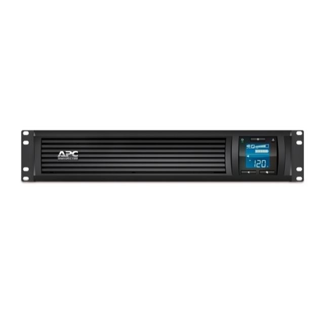APC Smart-UPS C, Line Interactive, 1500VA, Rackmount 2U, 230V, 4x IEC C13 outlets, SmartConnect port, AVR, Graphic LCD