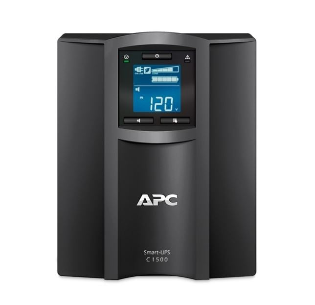APC Smart-UPS C, Line Interactive, 1500VA, Tower, 230V, 8x IEC C13 outlets, SmartConnect port, AVR, Graphic LCD