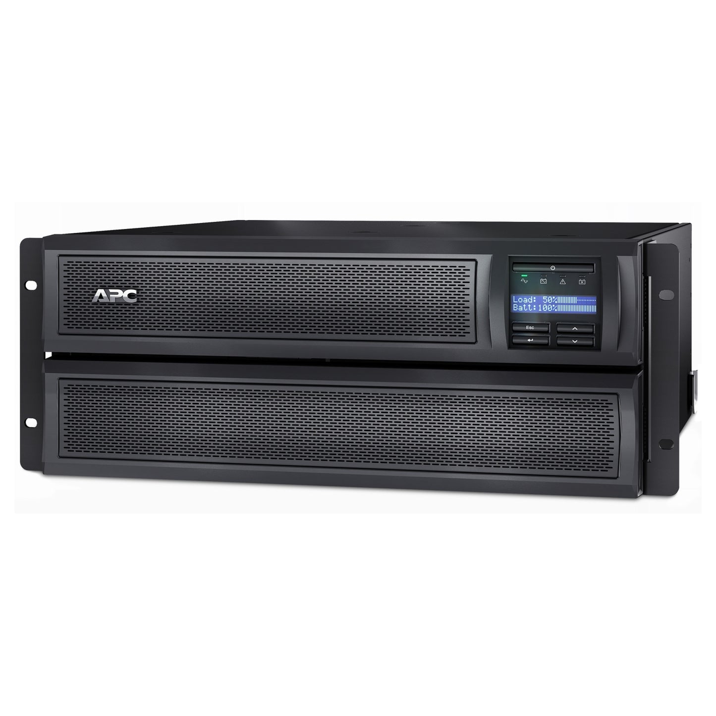 APC Smart-UPS X 3000VA/2700W Line Interactive UPS, 4U Rackmount, 230V/16A Input, 2x IEC C19  8x I...