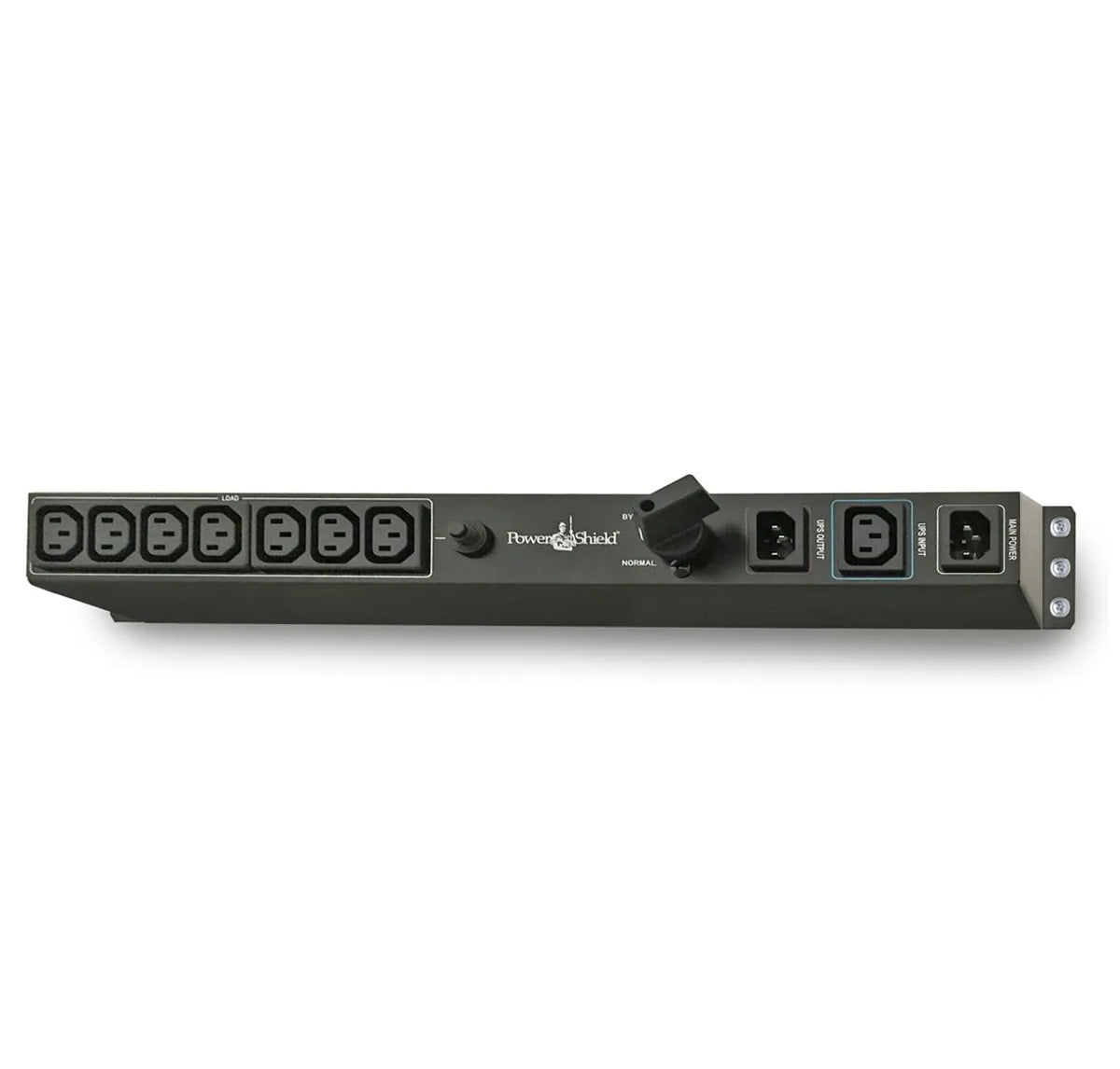 PowerShield Rack Mount Bypass Switch Plus Hot Swap PDU for 1 2kVA, 1U, 10Amp Input, ensures unin...