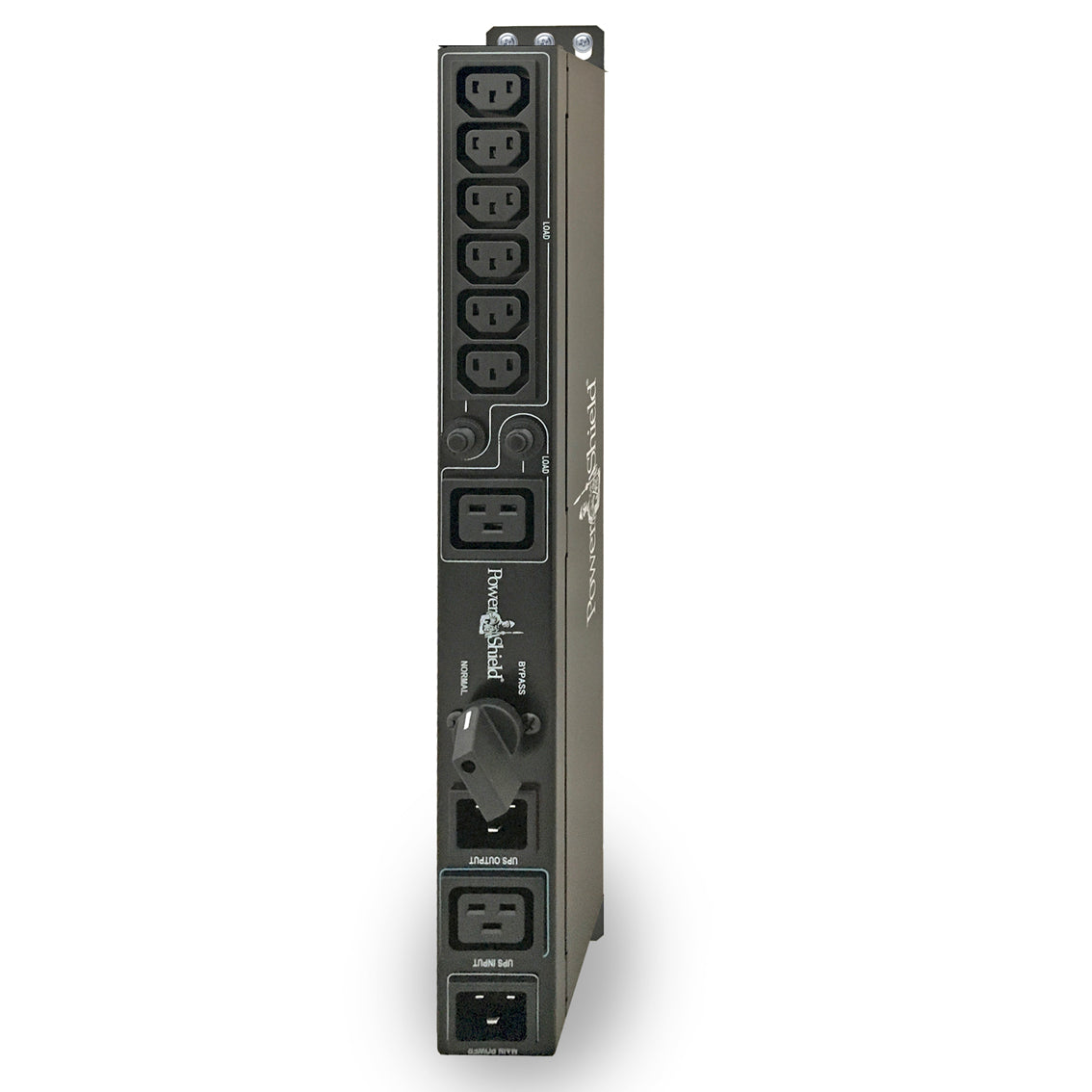PowerShield Rack Mount Bypass Switch Plus Hot Swap PDU for 3kVA, 1U, 15Amp Input, facilitates safe maintenance procedures