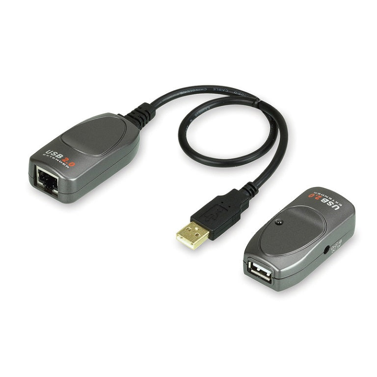 Aten 1 Port USB 2.0 Over Cat5 Extender (up to 60m) - USB, Bluetooth IEEE
