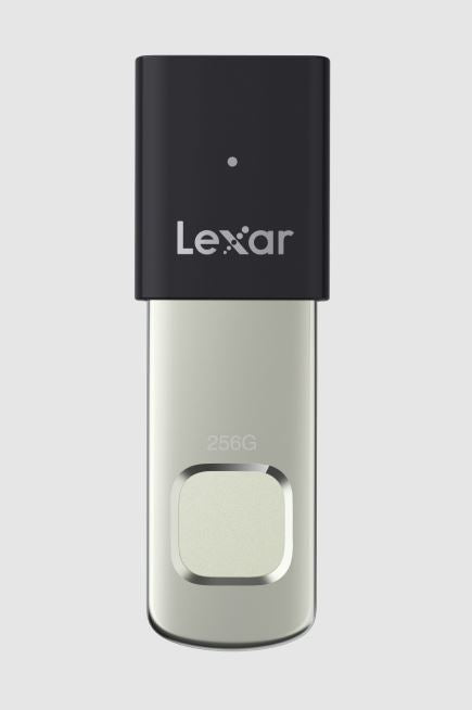 Lexar F35 PRO 256GB JumpDrive Fingerprint USB 3.2 Gen 1, up to 400MB/s read, 350MB/s write trans...