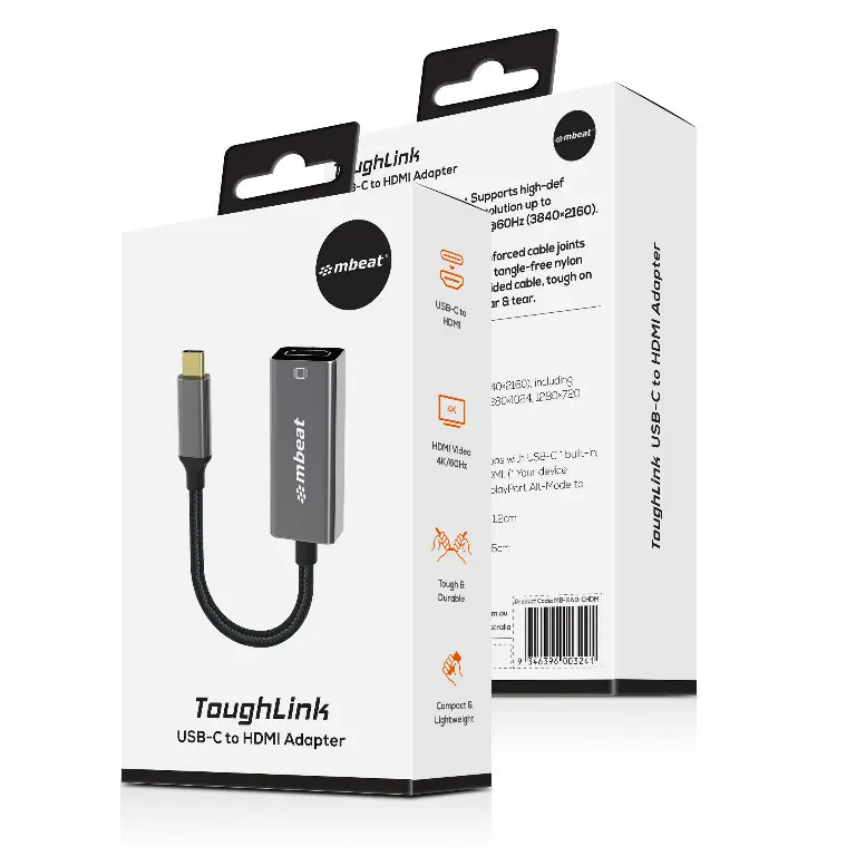 mbeat® Elite USB-C to HDMI Adapter - Converts USB-C to HDMI Female Port, Supports 4K@60Hz (3840×... - Image 4