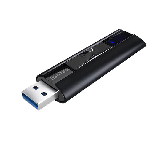 SanDisk 128GB Extreme Pro USB3.1 Solid State Flash Drive CZ880 Black 420MB/s Lifetime Lifetime Wa...