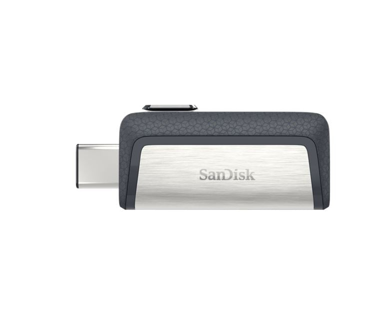 SanDisk 128GB Ultra Dual Drive Go 2-in-1 USB-C USB-A Flash Drive Memory Stick 150MB/s USB3.1 Type-C Swivel for Android Smartphones Tablets Macs PCs