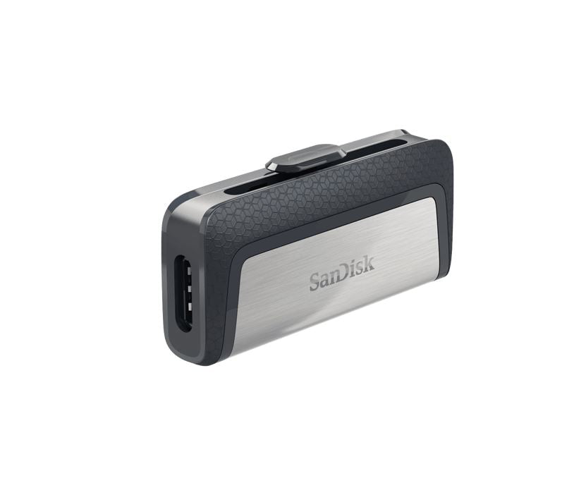 SanDisk 128GB Ultra Dual Drive Go 2-in-1 USB-C USB-A Flash Drive Memory Stick 150MB/s USB3.1 Type-C Swivel for Android Smartphones Tablets Macs PCs