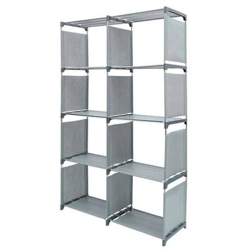 Hivvago 8 Grid Storage Rack Bookshelf Organizer Lightweight Durable Shelf - Image 9